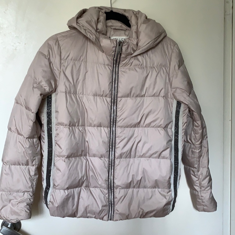 Beige down coat size s